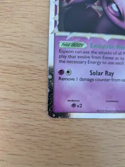 Espeon 81/90 Prime Holo Undaunted Pokemon Card NM / LP - Image 5