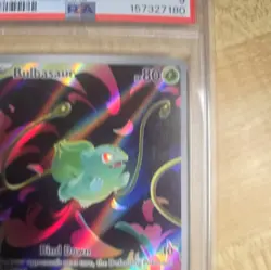 2025 POKEMON MEG EN-MEGA EVOLUTION ILLUSTRATION RARE #133 BULBASAUR PSA 9 - Image 2
