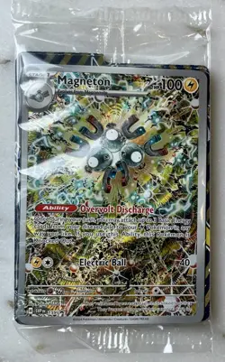 SEALED Magneton 159 Promo Holo Scarlet & Violet Surging Sparks ETB Pokemon TCG - Image 1
