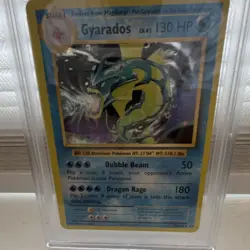 Pokemon TCG Gyarados 34/108 Evolutions Holo Rare Eng PSA 9 2016 - Image 3
