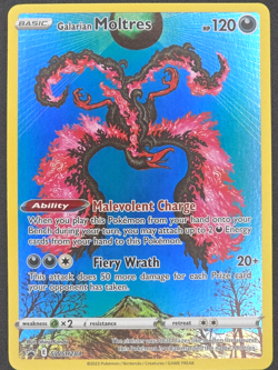 Galarian Moltres SWSH284 - Black Star Promo - Pokemon TCG Crown Zenith - Image 1