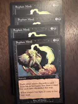 Syphon Mind : MTG Magic The Gathering / Onslaught Playset 4x #175 / LP-NM - Image 2