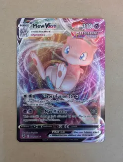 Pokemon TCG Mew VMAX 114/264 SWSH08 Fusion Strike Holo Ultra Rare English - Image 1