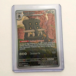Pokemon TCG Bastiodon 093/084 Pitch Black Illustration Tare Holo - Image 1