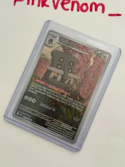 Pokemon TCG Bastiodon 093/084 Pitch Black Illustration Tare Holo - Image 3
