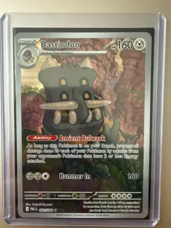 Bastiodon 093/084 Me05: Pitch Black Holo - Image 1