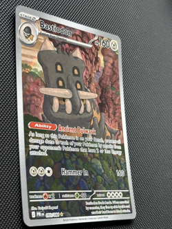 Pokemon TCG Pitch Illustration Rare Black Bastiodon 093/084 IR Holo NM - Image 5