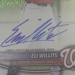 2025 Bowman Draft - Mega Box Chrome Prospect Autographs Eli Willits #BMA-EW (AU, - Image 2