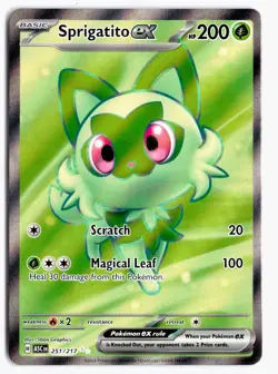 Sprigatito ex 251/217 Ultra Rare Ascended Heroes Pokemon Holo NM - Image 1