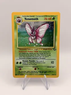 1999 Pokemon Jungle Venomoth 13/64 Holo Rare Vintage WOTC English - Image 1