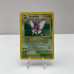 Pokemon Venomoth Card 13/64 Jungle Set Holo Rare Vintage 1999 WOTC - Image 1