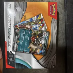 POKEMON MABOSSTIFF EX SHOWCASE BOX SEALED PROMO + 3 BOOSTER PACKS NEW UNOPENED - Image 1