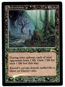Subversion - MTG (SP+/NM Quality FOIL) - Urza's Legacy - See pics/scans! - Image 1