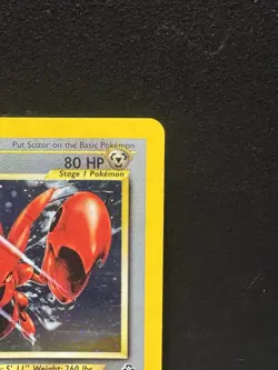 Pokemon TCG - Scizor 🦞 10/75 Neo Discovery 🛕 Holo ✨ Rare WOTC Card LP - Image 3