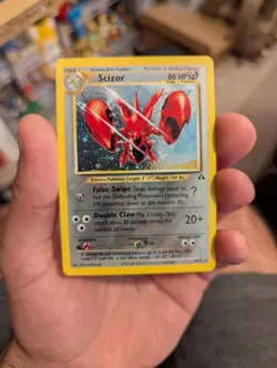 Scizor 10/75 Neo Discovery Unlimited Holo Rare Pokemon TCG - LP - Image 1