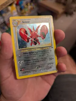 Scizor 10/75 Neo Discovery Unlimited Holo Rare Pokemon TCG - LP - Image 2