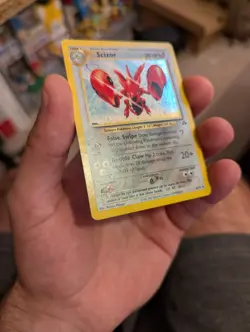 Scizor 10/75 Neo Discovery Unlimited Holo Rare Pokemon TCG - LP - Image 4