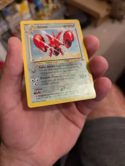 Scizor 10/75 Neo Discovery Unlimited Holo Rare Pokemon TCG - LP - Image 5