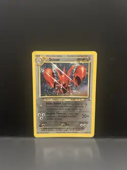 Pokemon TCG Scizor Neo Discovery Holo 10/75 LP - Image 1
