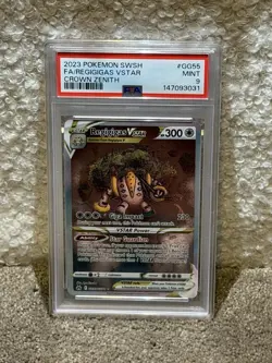 The Pokemon Company Regigigas VSTAR GG55/GG70 Crown Zenith Ultra Rare Holo PSA 9 - Image 1