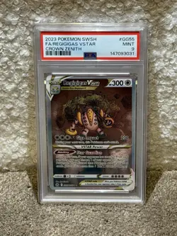 The Pokemon Company Regigigas VSTAR GG55/GG70 Crown Zenith Ultra Rare Holo PSA 9 - Image 2