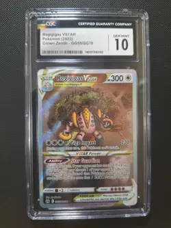 CGC 10 Regigigas VSTAR Holo Ultra Rare Crown Zenith Galarian Gallery GG55/GG70 - Image 1