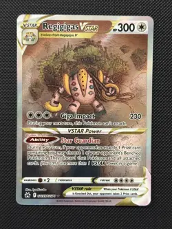 Pokemon Card Regigigas VStar GG55/GG70 Crown Zenith Holo Ultra Rare NM - Image 1