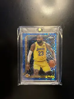 2025-26 Topps Chrome LeBron James Blue X-Fractor #127 - Image 1