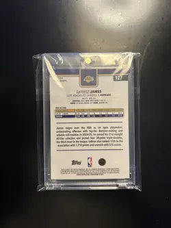 2025-26 Topps Chrome LeBron James Blue X-Fractor #127 - Image 2