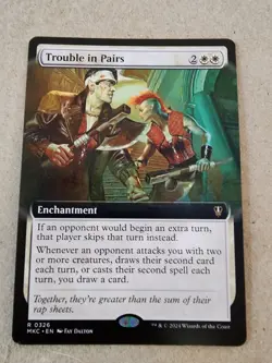 Trouble in Pairs - #326 Regular (Extended Art) Murders at Karlov Manor - Mtg - Image 1