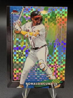 2026 Topps Finest Common X-Fractor #22 Ronald Acuna Jr. Braves - Image 1
