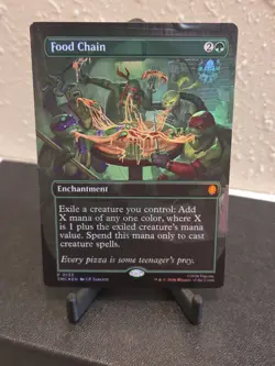 Food Chain Near Mint (Borderless) Commander: Teenage Mutant Ninja Turtles Foil - Image 1