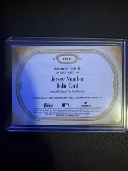 Topps Tier One 2026 FERNANDO TATIS JR #JNR-FT Relic /99 SAN DIEGO PADRES - Image 2