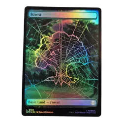 Forest #193 Basic Land Regular Foil Land MTG 25 Marvel's Spider-Man (SPM) - Image 1