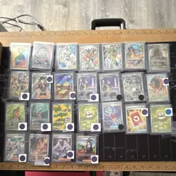 Pokemon TCG 25-Card Lot Full Art Holo English Trainers & Pokemon incl Dendra - Image 1