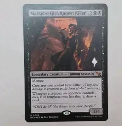 Massacre Girl Known Killer Murders At Karlov Manor Magic The Gathering MTG Promo - Image 1