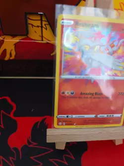 Pokemon TCG Reshiram Shining Fates Holo Card 017/072 Amazing Rare - Image 5