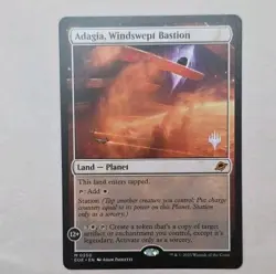 Adagia, Windswept Bastion Edge of Eternities Magic The Gathering MTG M/NM Promo - Image 1
