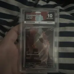 ACE 10 Charmander 168/165 AR SV2A Korean 151 AR 2023 Pokemon Card - Image 1