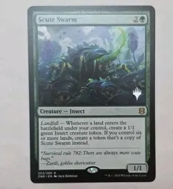 Scute Swarm Zendikar Rising Magic The Gathering MTG M/NM Promo - Image 1