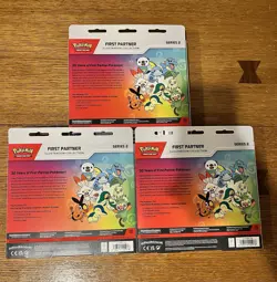 Pokemon First Partner Illustration Collection Series 2 Sealed Lot Of 3 New - Image 2