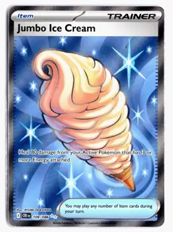 Jumbo Ice Cream 109/086 Ultra Rare Chaos Rising Pokemon Holo NM - Image 1