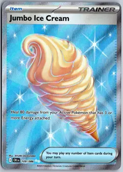 Jumbo Ice Cream 109/086 HOLO Ultra Rare Chaos Rising Pokemon NM - Image 1