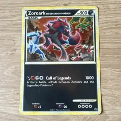 Pokemon TCG Zoroark and Legendary Pokemon Jumbo Holo Promo English 500 HP - Image 1