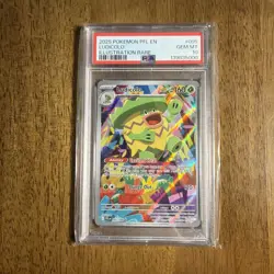 2025 POKEMON PFL EN-PHANTASMAL FLAMES ILLUSTRATION RARE #095 LUDICOLO PSA 10 - Image 1