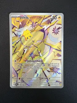 Joltik 150/142 Stellar Crown Illustration Rare Full Art Holo Pokemon Card NM/M - Image 1