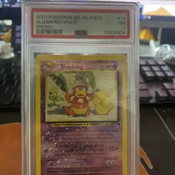 Pokemon 2001 Southern Islands Slowking 14/18 Promo Reverse Holo PSA 7 - Image 1