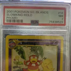 Pokemon 2001 Southern Islands Slowking 14/18 Promo Reverse Holo PSA 7 - Image 3
