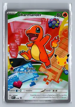 Charmander 038 Holo Promo ME: Mega Evolution Promo Pokemon NM/M - Image 1