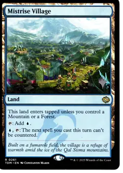 Mistrise Village Planeswalker Promo MTG Tarkir: Dragonstorm #261 - Image 1
